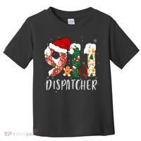 Christmas 911 Dispatcher Santa's Favorite 911 Dispatcher  Toddler T-Shirt thumb 0
