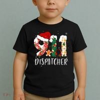 Christmas 911 Dispatcher Santa's Favorite 911 Dispatcher  Toddler T-Shirt thumb 2