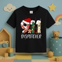 Christmas 911 Dispatcher Santa's Favorite 911 Dispatcher  Toddler T-Shirt thumb 3