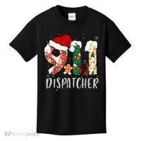 Christmas 911 Dispatcher Santa's Favorite 911 Dispatcher  Kids T-Shirt thumb 0