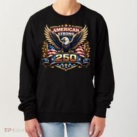 Celebrate America 250th Birthday American Strong 250 Eagle Emblem Women's Sweatshirt thumb 0