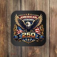 Celebrate America 250th Birthday American Strong 250 Eagle Emblem Coaster thumb 0