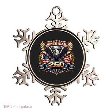 Celebrate America 250th Birthday American Strong 250 Eagle Emblem Ornament