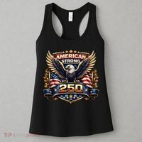 Celebrate America 250th Birthday American Strong 250 Eagle Emblem Women's Tank Top thumb 3