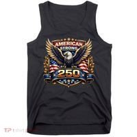Celebrate America 250th Birthday American Strong 250 Eagle Emblem Tank Top thumb 0