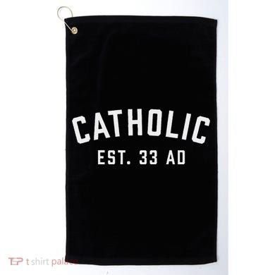 Catholic Ad 33 Christian Religious Golf Towel