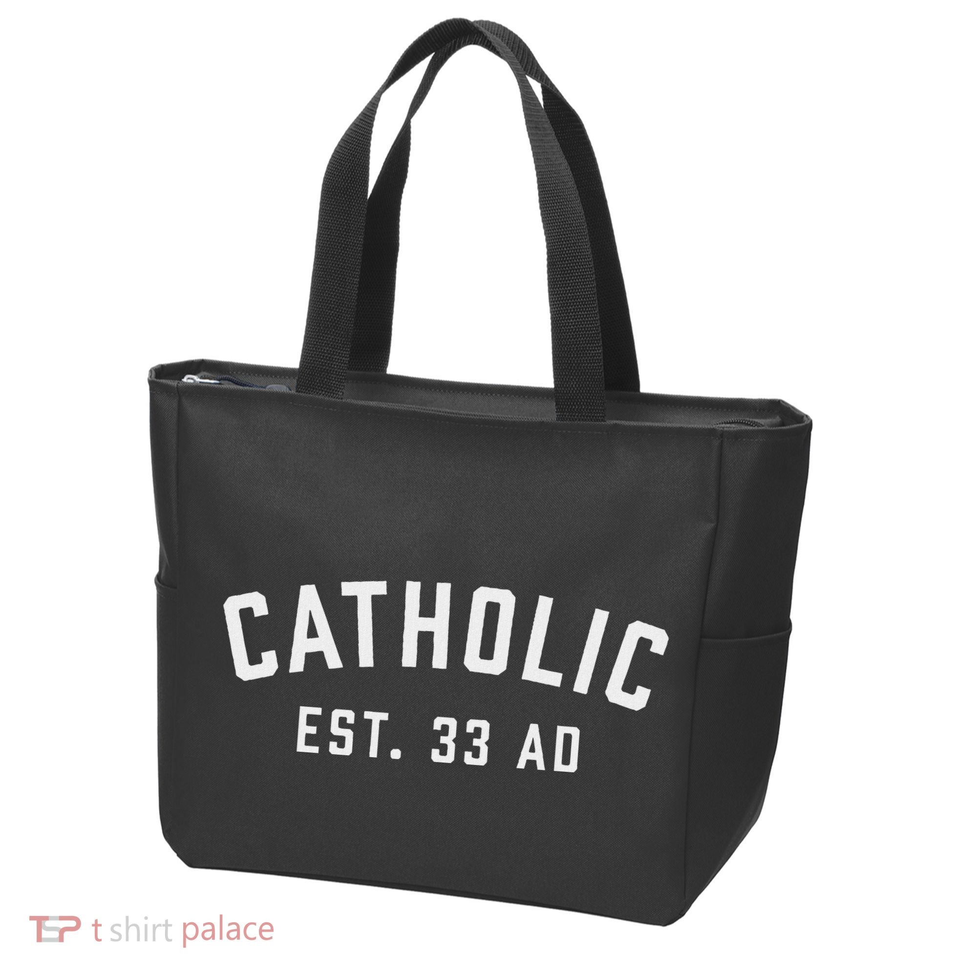 Catholic Ad 33 Christian Religious Tote Bag