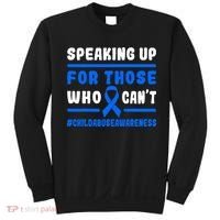 Child Abuse Awareness Month Blue Ribbon Domestic Violence Sweatshirt thumb 0