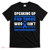 Child Abuse Awareness Month Blue Ribbon Domestic Violence T-Shirt thumb 0