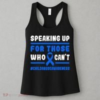 Child Abuse Awareness Month Blue Ribbon Domestic Violence Women's Tank Top thumb 3
