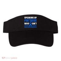 Child Abuse Awareness Month Blue Ribbon Domestic Violence Visor thumb 0