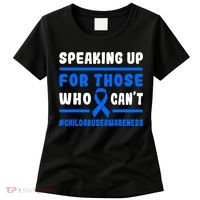 Child Abuse Awareness Month Blue Ribbon Domestic Violence Women's T-Shirt thumb 0