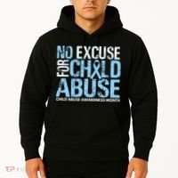 Child Abuse Awareness Month No Excuse For Child Abuse Hoodie thumb 2
