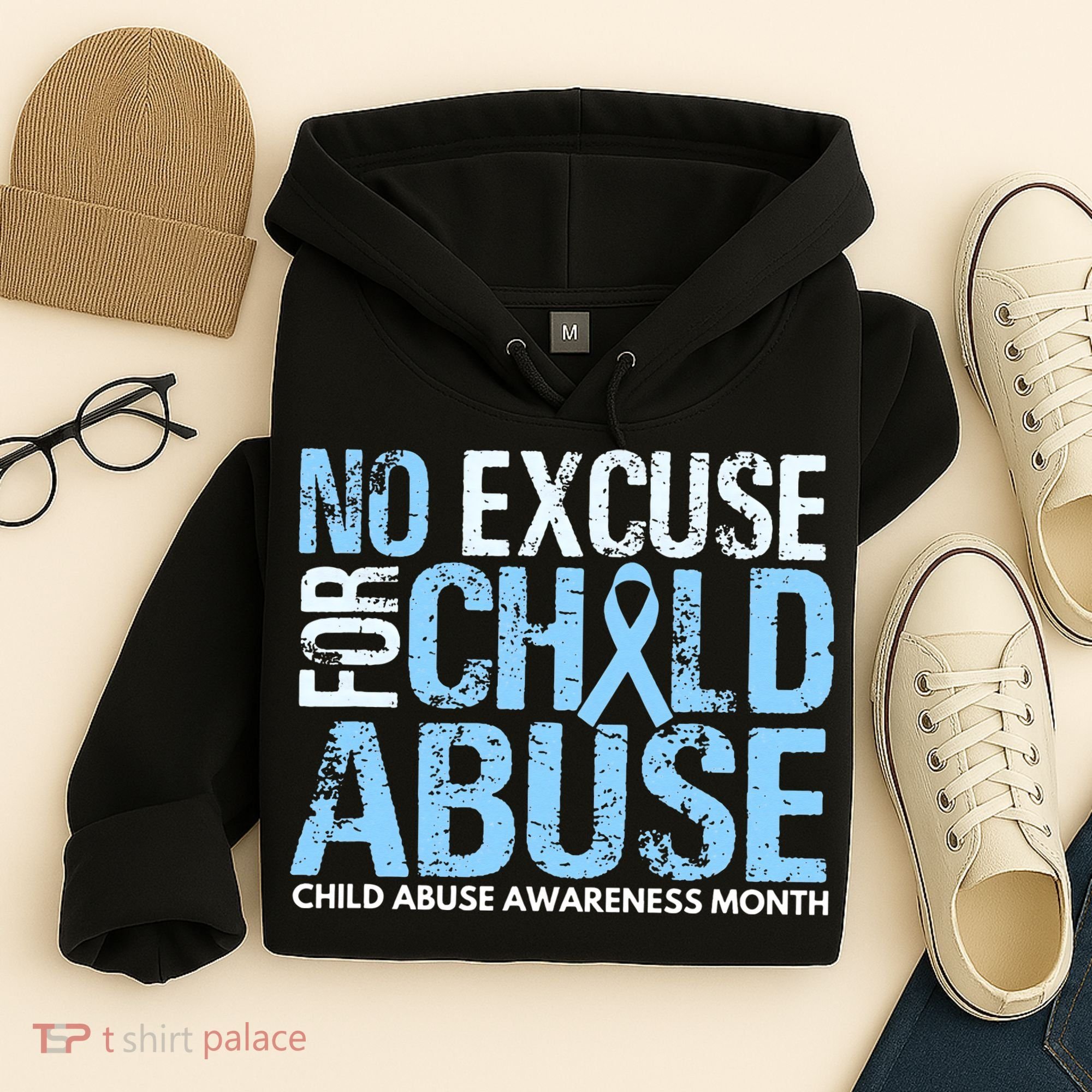 Child Abuse Awareness Month No Excuse For Child Abuse Hoodie