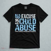 Child Abuse Awareness Month No Excuse For Child Abuse T-Shirt thumb 5
