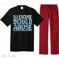 Child Abuse Awareness Month No Excuse For Child Abuse Pajama Set thumb 0