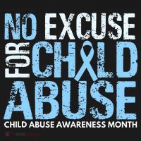 Child Abuse Awareness Month No Excuse For Child Abuse Women's Hoodie thumb 2