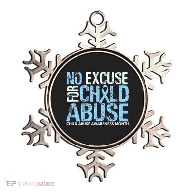 Child Abuse Awareness Month No Excuse For Child Abuse Ornament