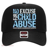 Child Abuse Awareness Month No Excuse For Child Abuse Hat thumb 0