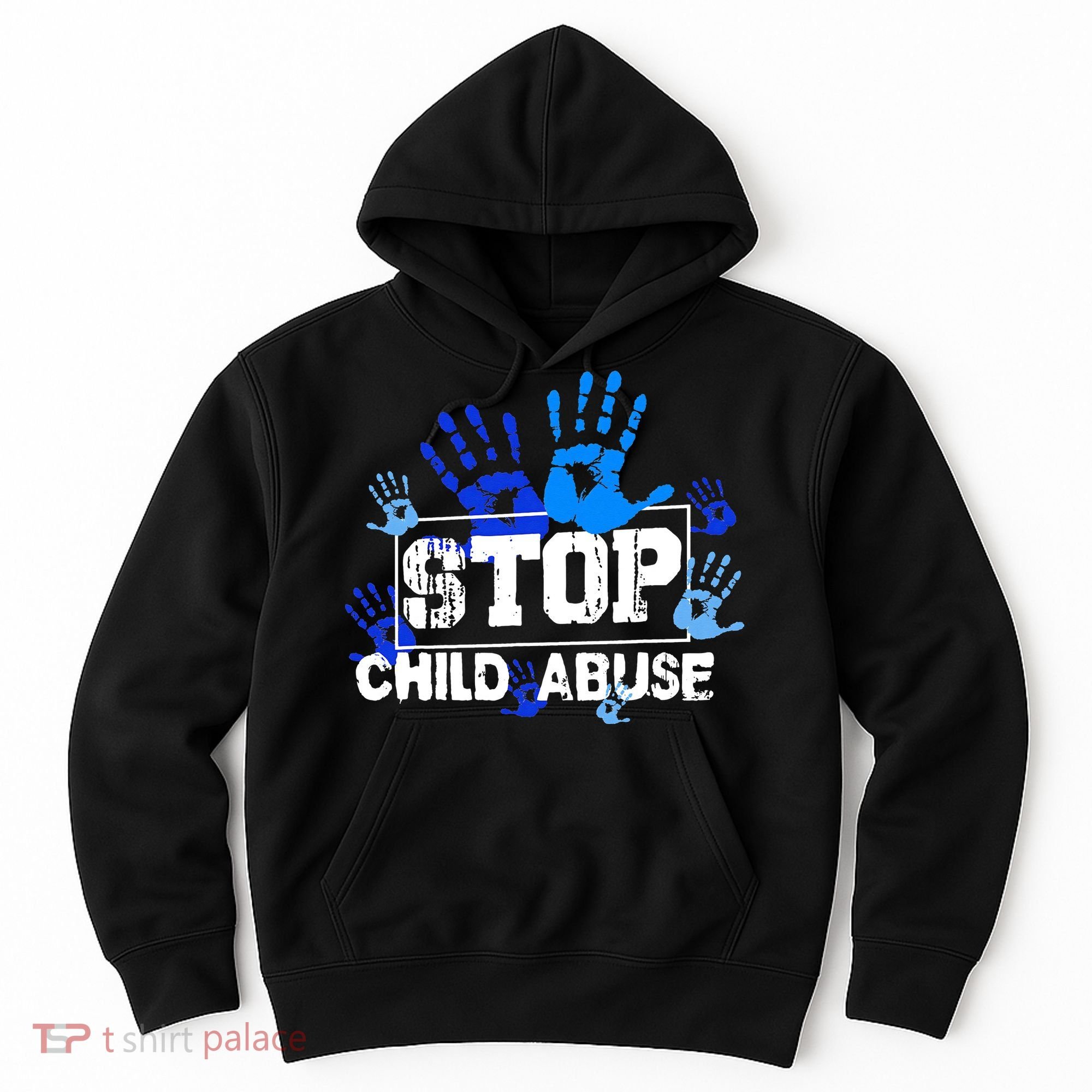 Child Abuse Awareness Warrior Blue Heart Domestic Violence Hoodie
