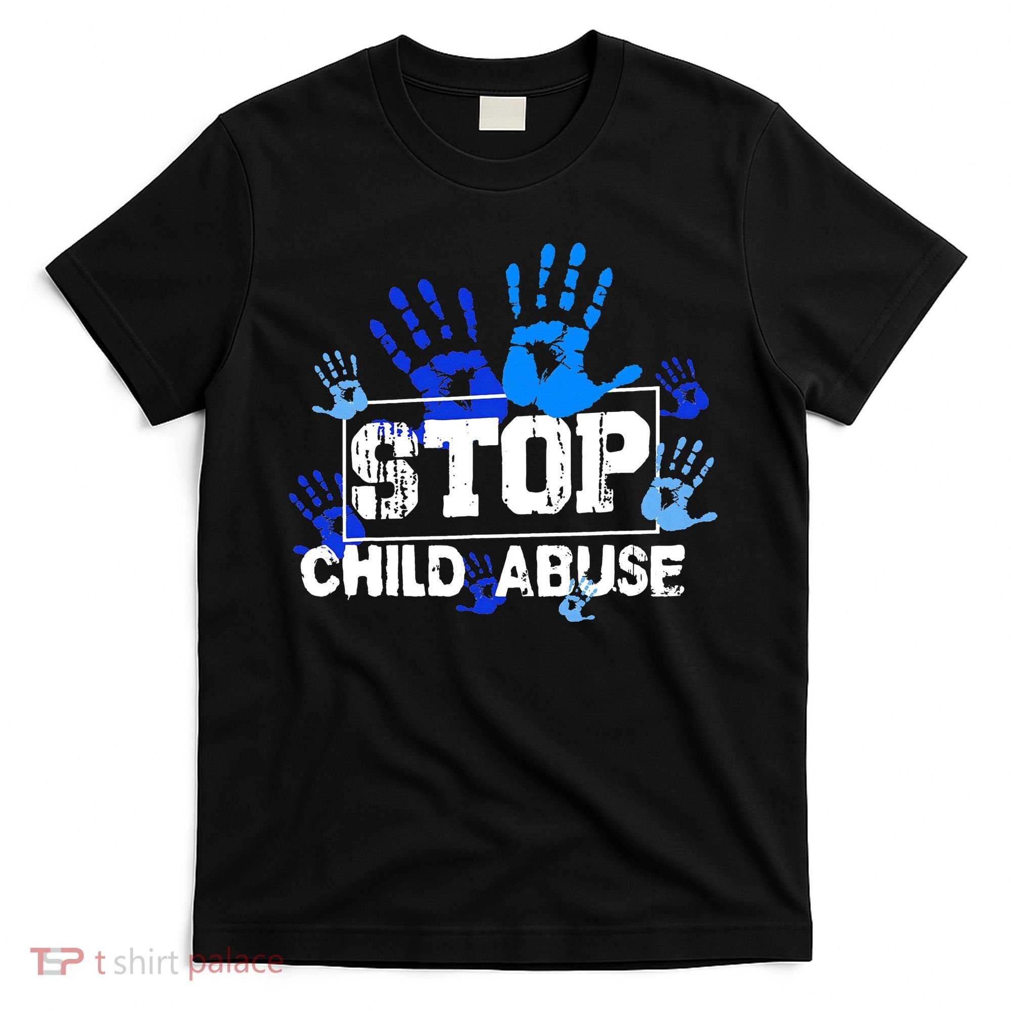 Child Abuse Awareness Warrior Blue Heart Domestic Violence T-Shirt
