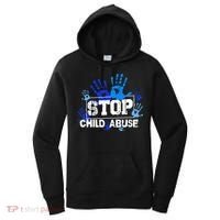 Child Abuse Awareness Warrior Blue Heart Domestic Violence Women's Hoodie thumb 0