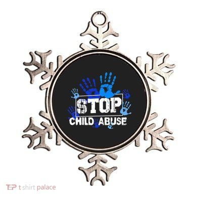 Child Abuse Awareness Warrior Blue Heart Domestic Violence Ornament
