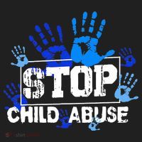 Child Abuse Awareness Warrior Blue Heart Domestic Violence Hat thumb 2
