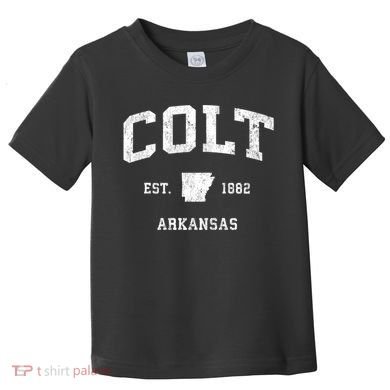 Colt Arkansas Ar Vintage Athletic Toddler T-Shirt