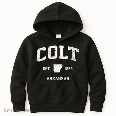 Colt Arkansas Ar Vintage Athletic Kids Hoodie