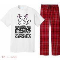 Chinchillas Are Awesome Therefore Im A Chinchilla Pajama Set thumb 0