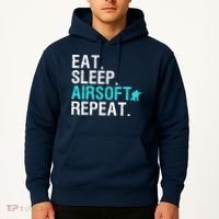 Cool Airsoft Art For Team Sport Airsoft Gun Match Hoodie thumb 2