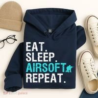 Cool Airsoft Art For Team Sport Airsoft Gun Match Hoodie thumb 4
