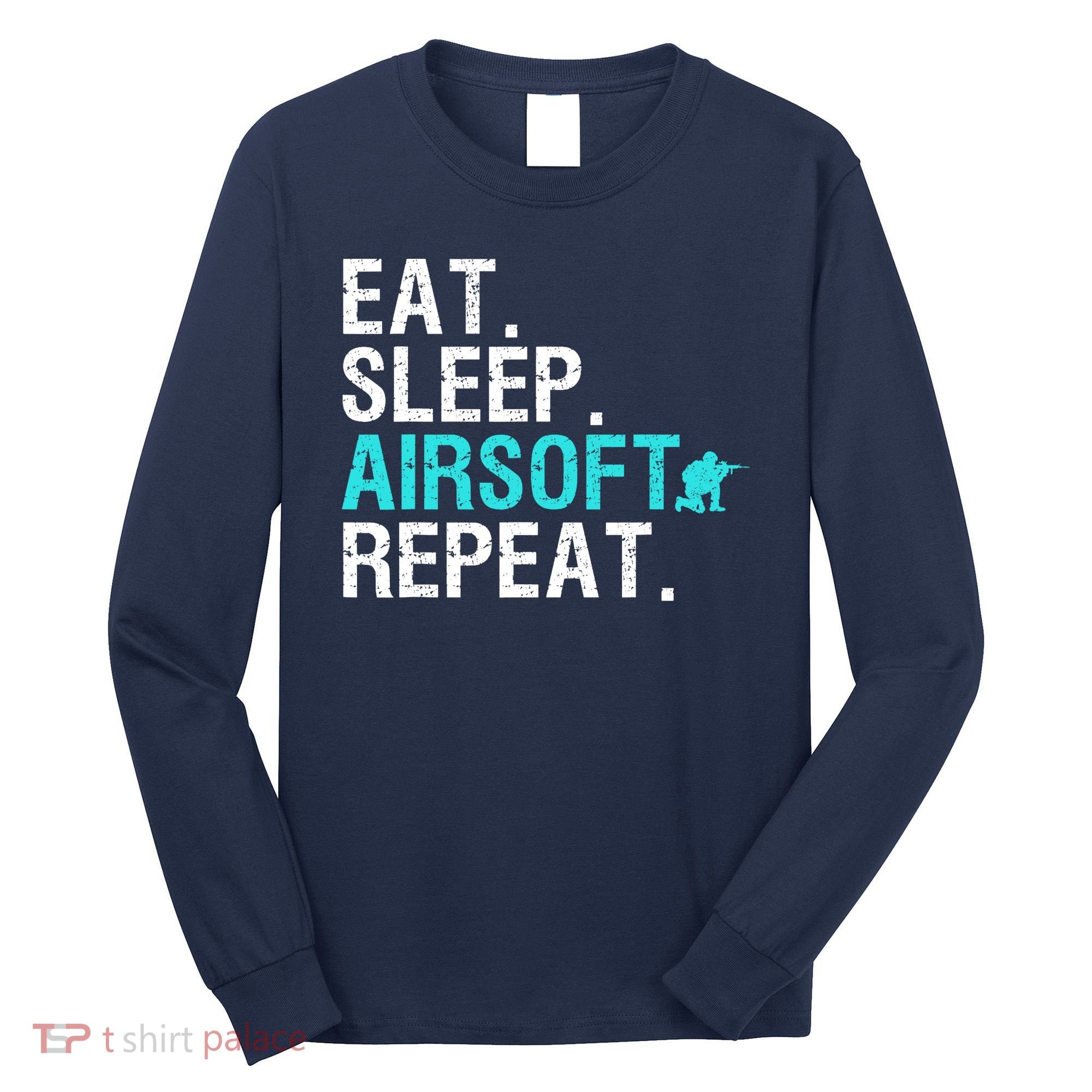 Cool Airsoft Art For Team Sport Airsoft Gun Match Long Sleeve Shirt