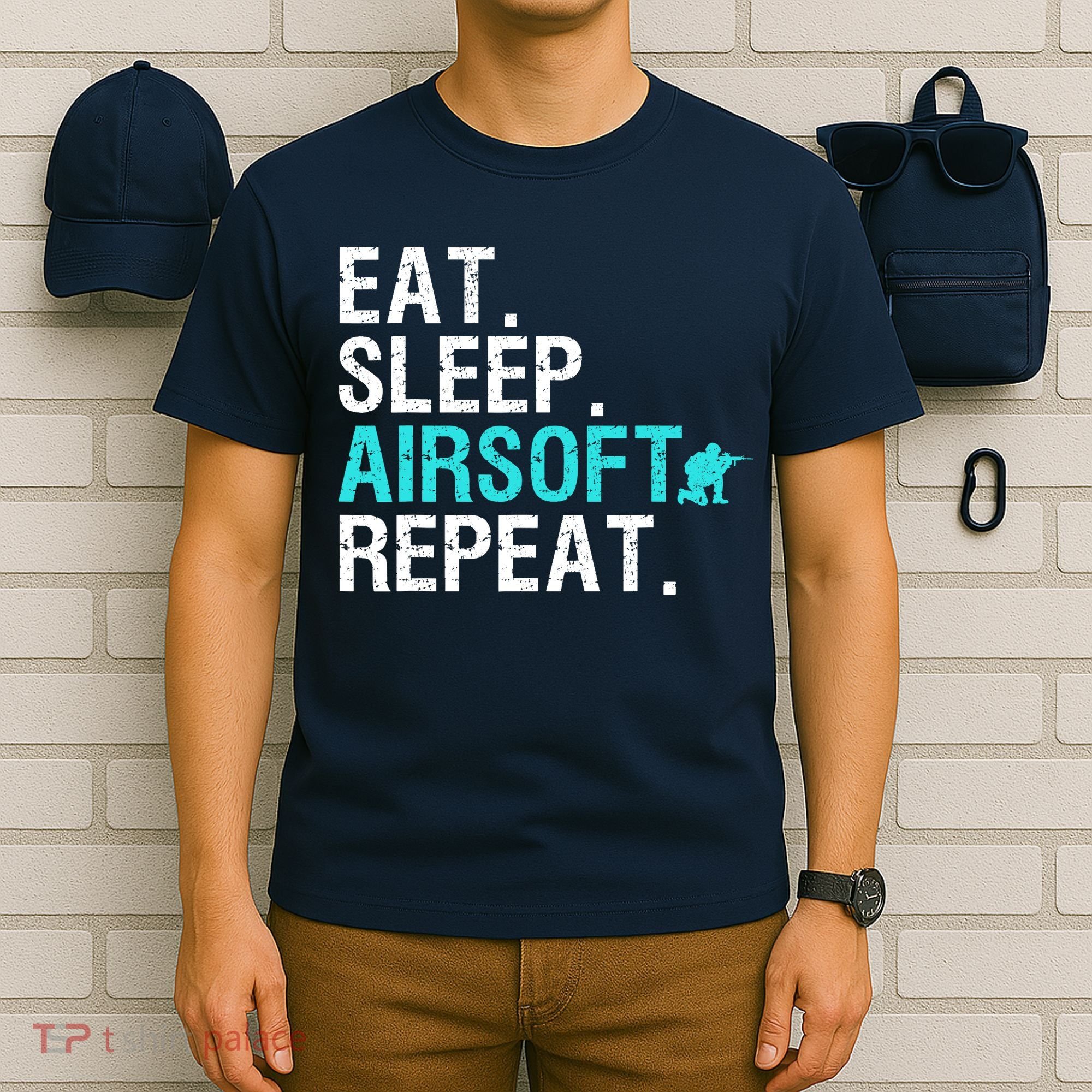 Cool Airsoft Art For Team Sport Airsoft Gun Match T-Shirt