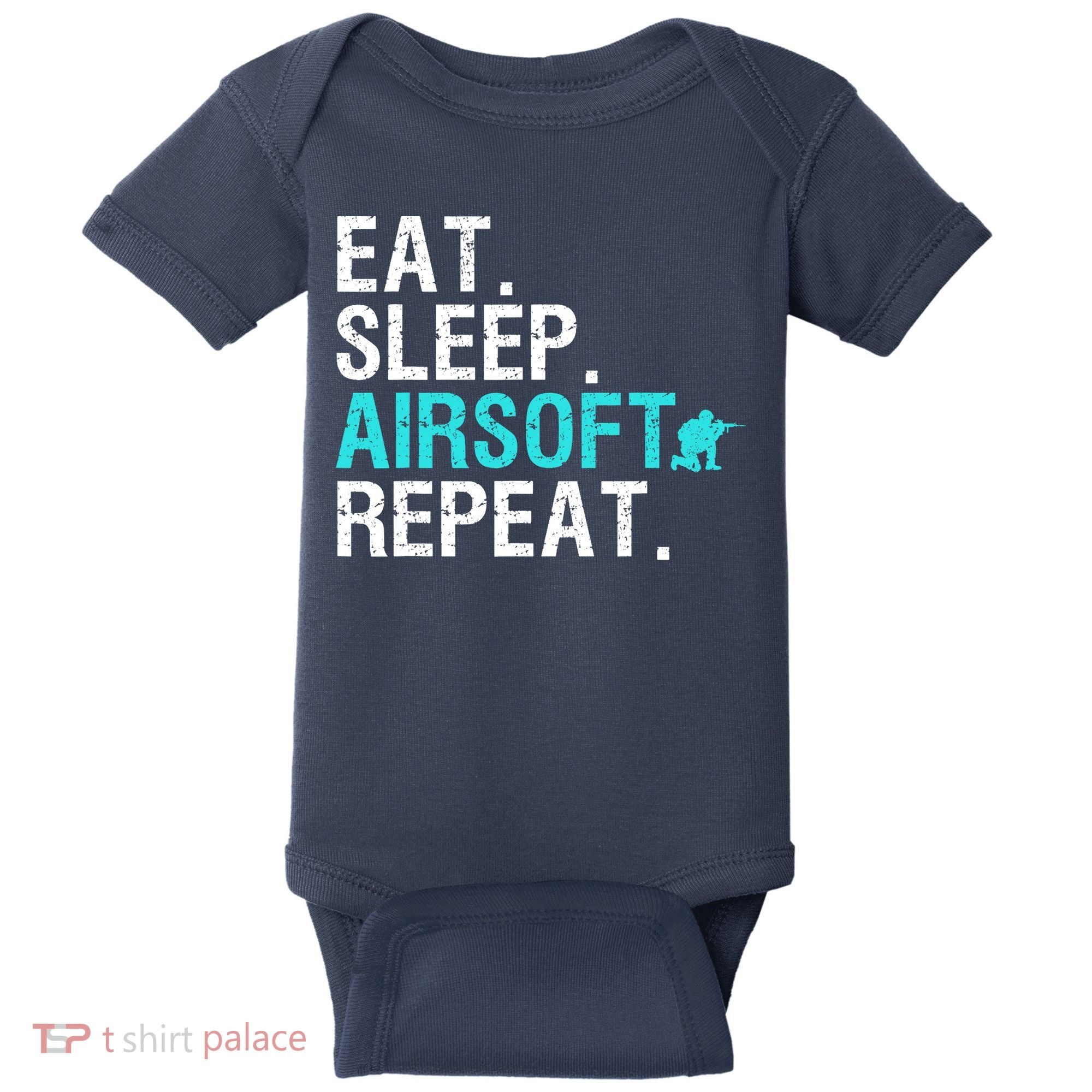 Cool Airsoft Art For Team Sport Airsoft Gun Match Baby Bodysuit