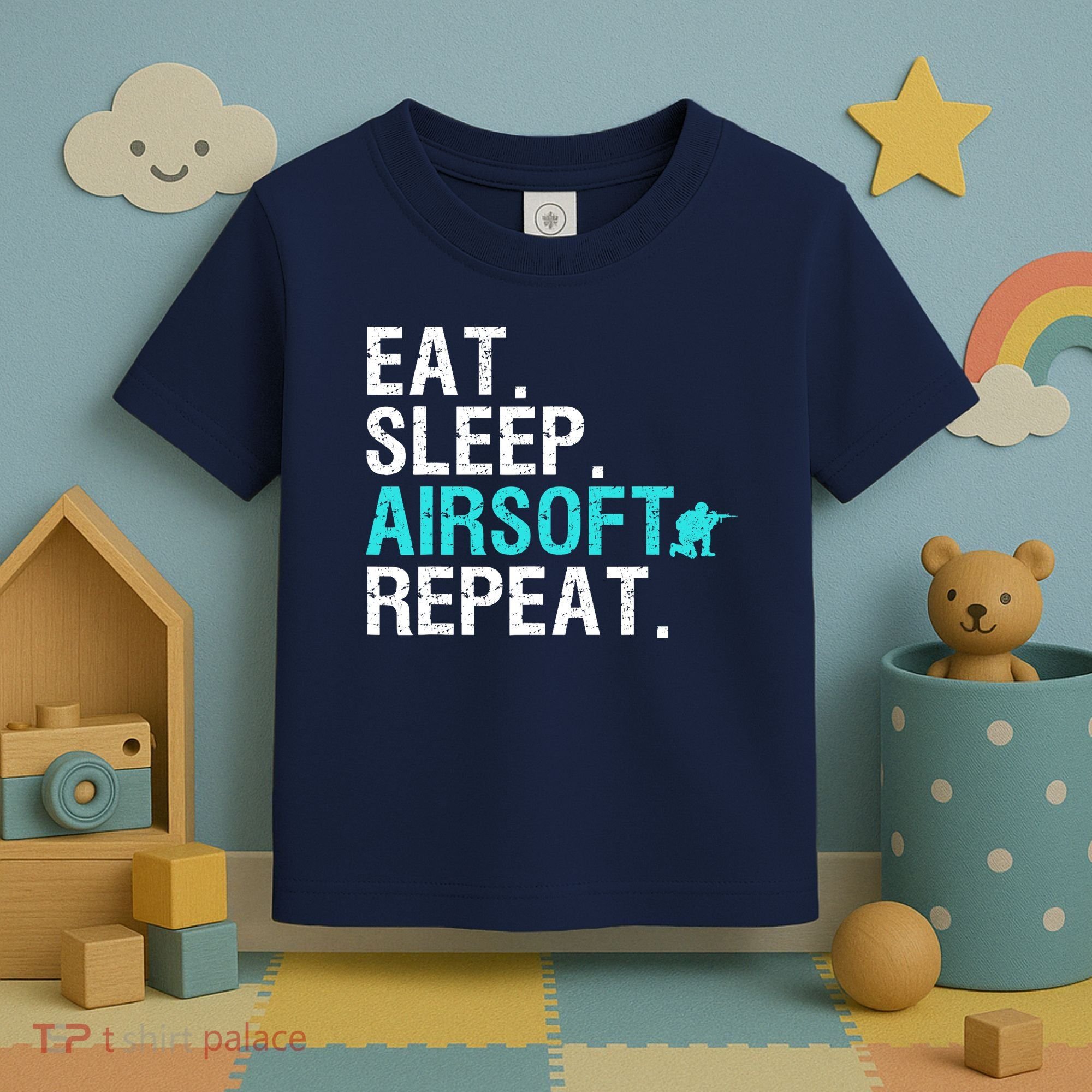 Cool Airsoft Art For Team Sport Airsoft Gun Match Toddler T-Shirt