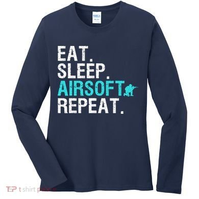Cool Airsoft Art For Team Sport Airsoft Gun Match Women's Long Sleeve Shirt