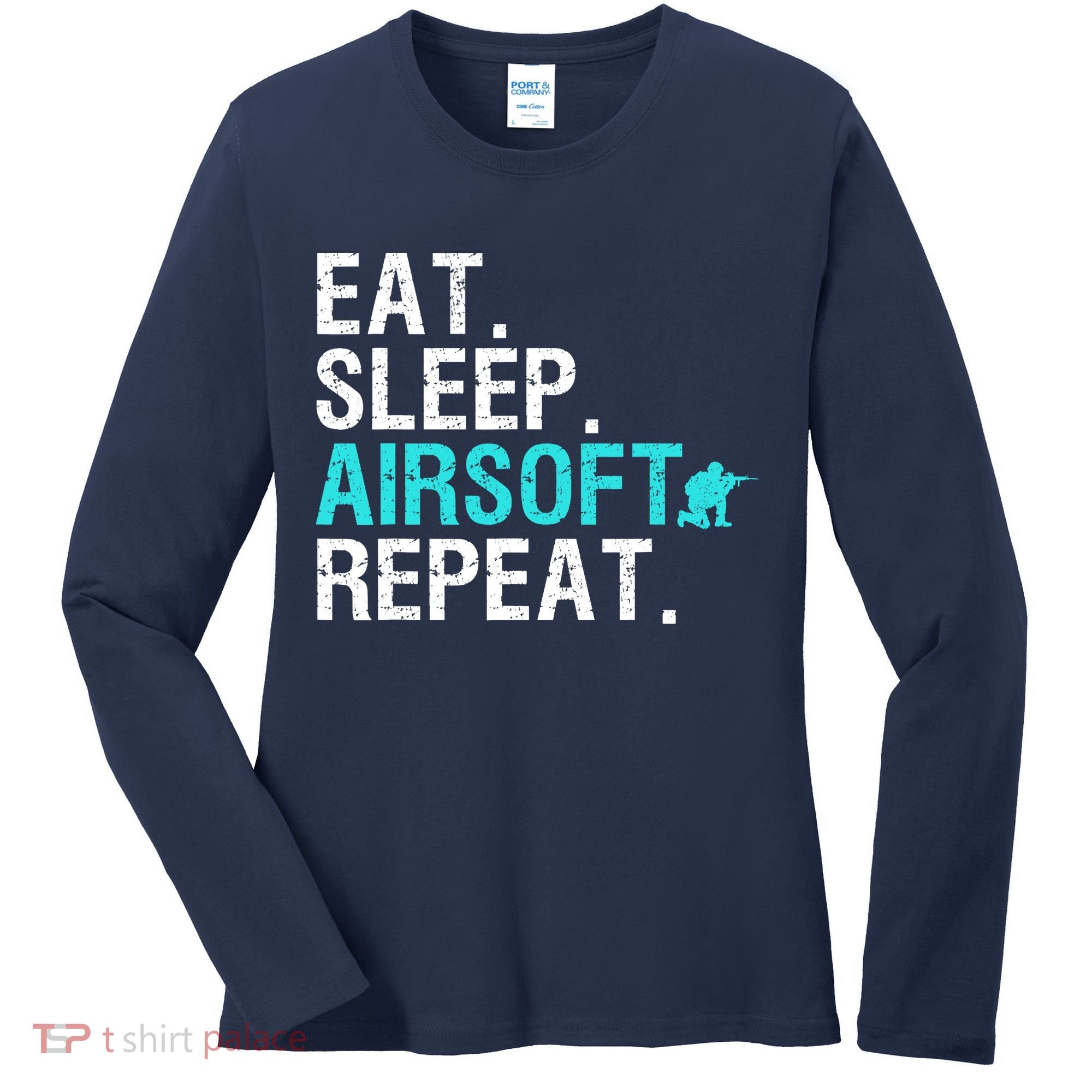 Cool Airsoft Art For Team Sport Airsoft Gun Match Women's Long Sleeve Shirt