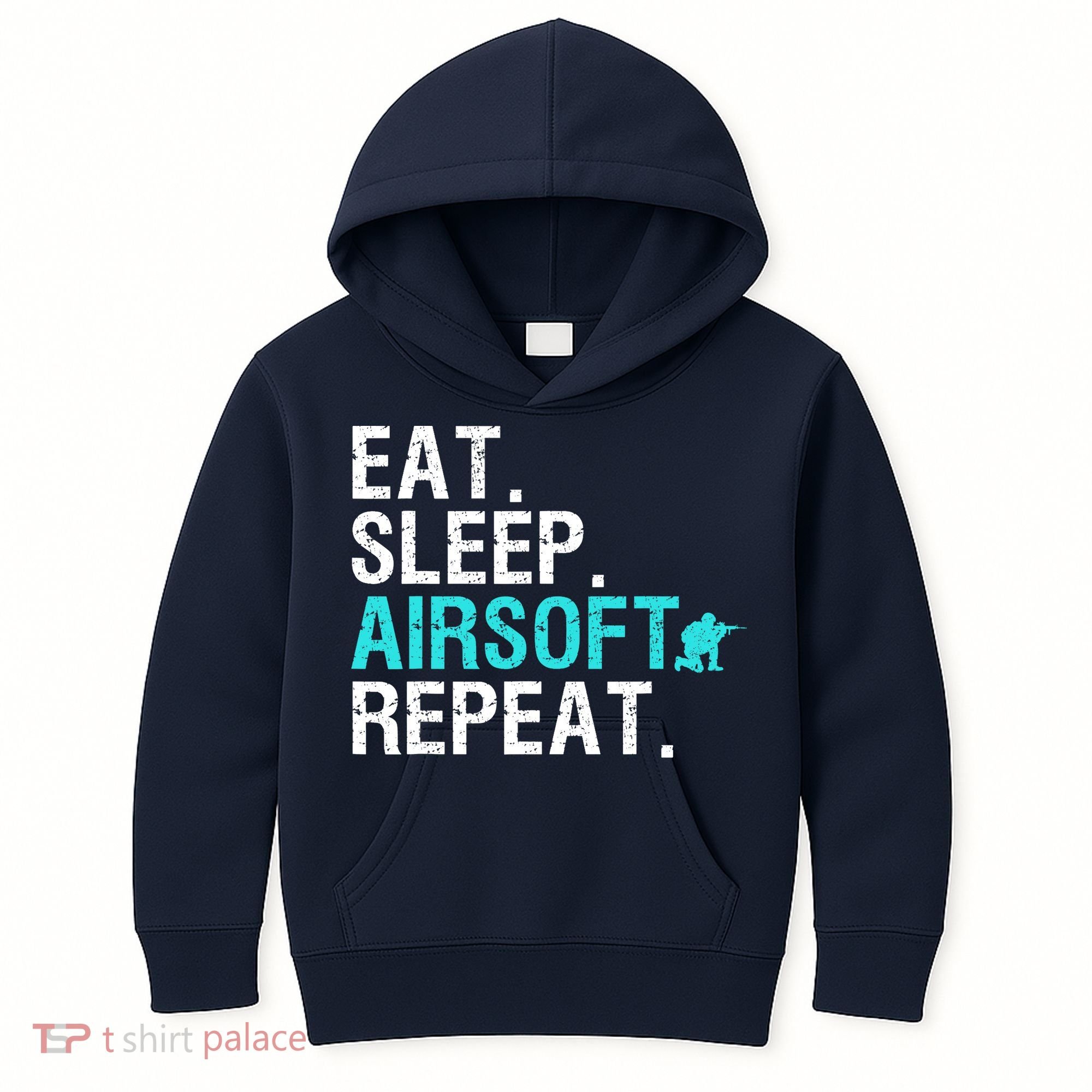 Cool Airsoft Art For Team Sport Airsoft Gun Match Kids Hoodie