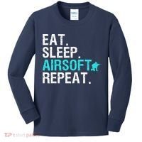 Cool Airsoft Art For Team Sport Airsoft Gun Match Kids Long Sleeve Shirt thumb 0