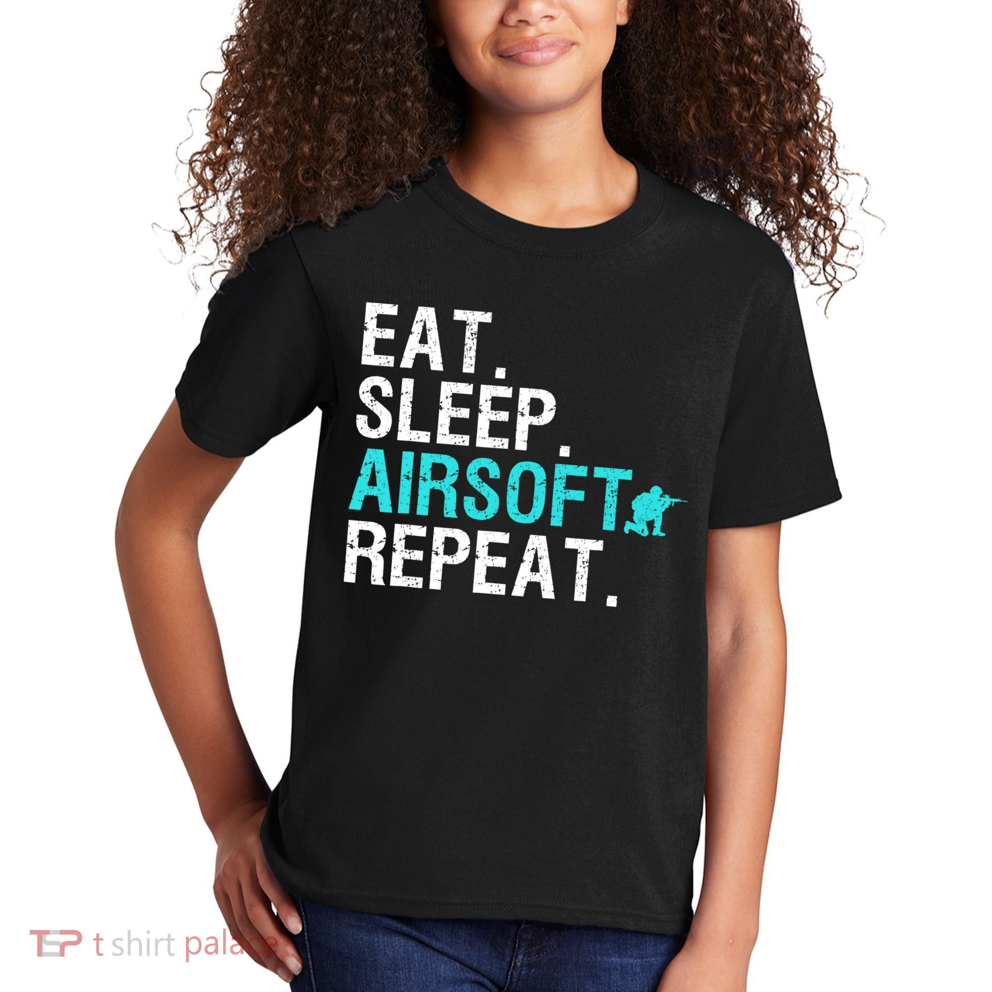Cool Airsoft Art For Team Sport Airsoft Gun Match Kids T-Shirt