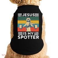 Christian Athlete Apparel Workout Gym Jesus Is My Spotter Doggie Tank thumb 0