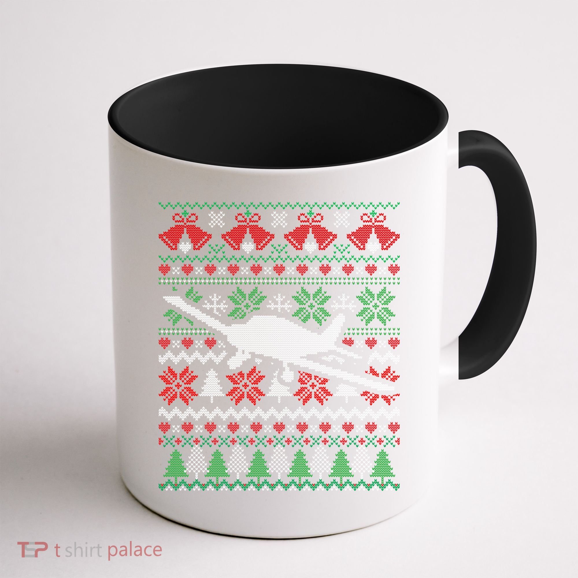 Christmas Airplane Aviation Gift Coffee Mug