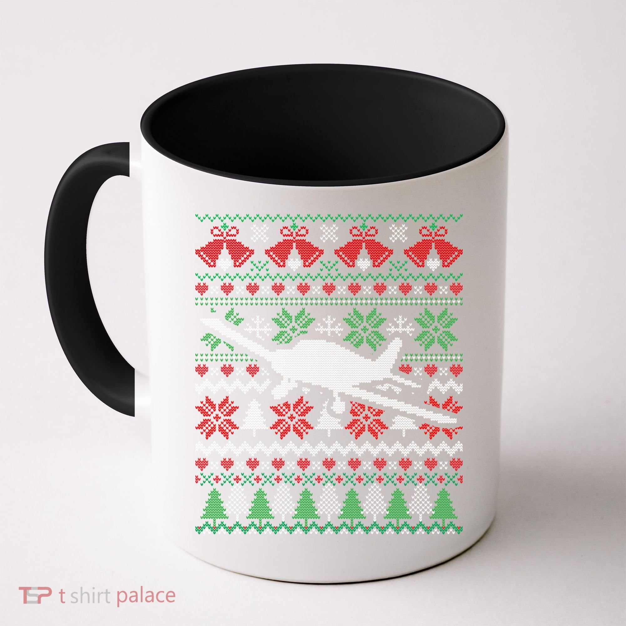 Christmas Airplane Aviation Gift Coffee Mug