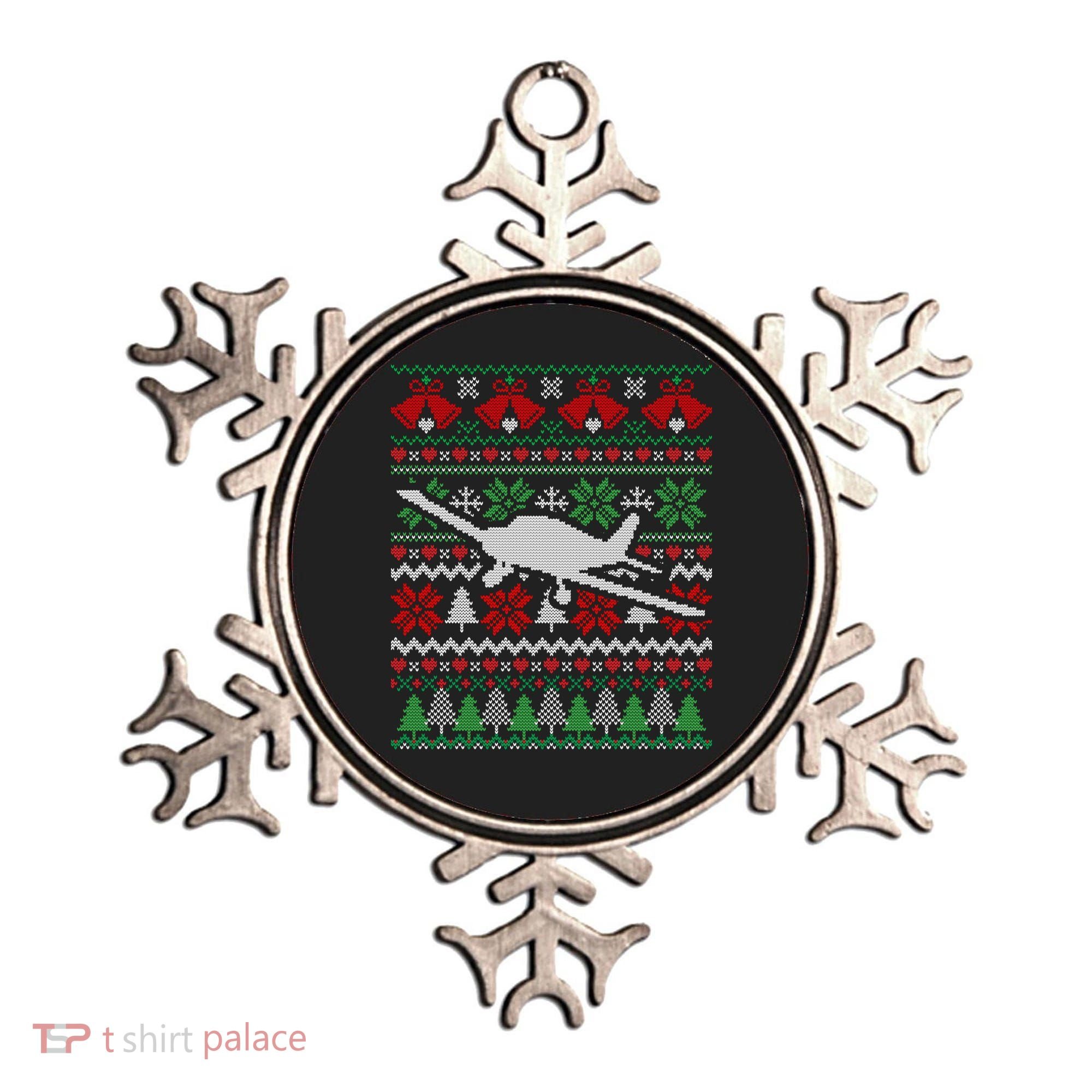 Christmas Airplane Aviation Gift Ornament