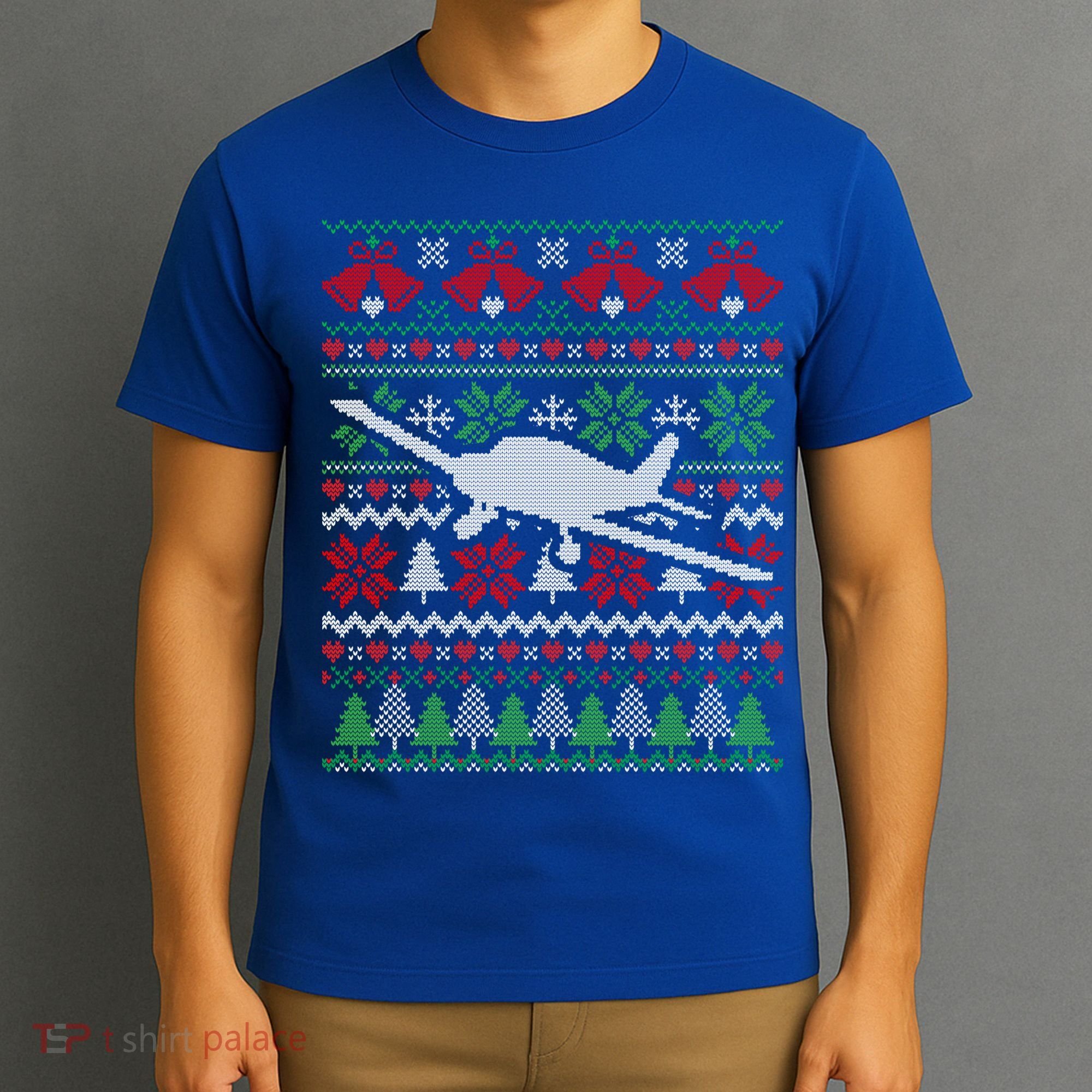 Christmas Airplane Aviation Gift T-Shirt