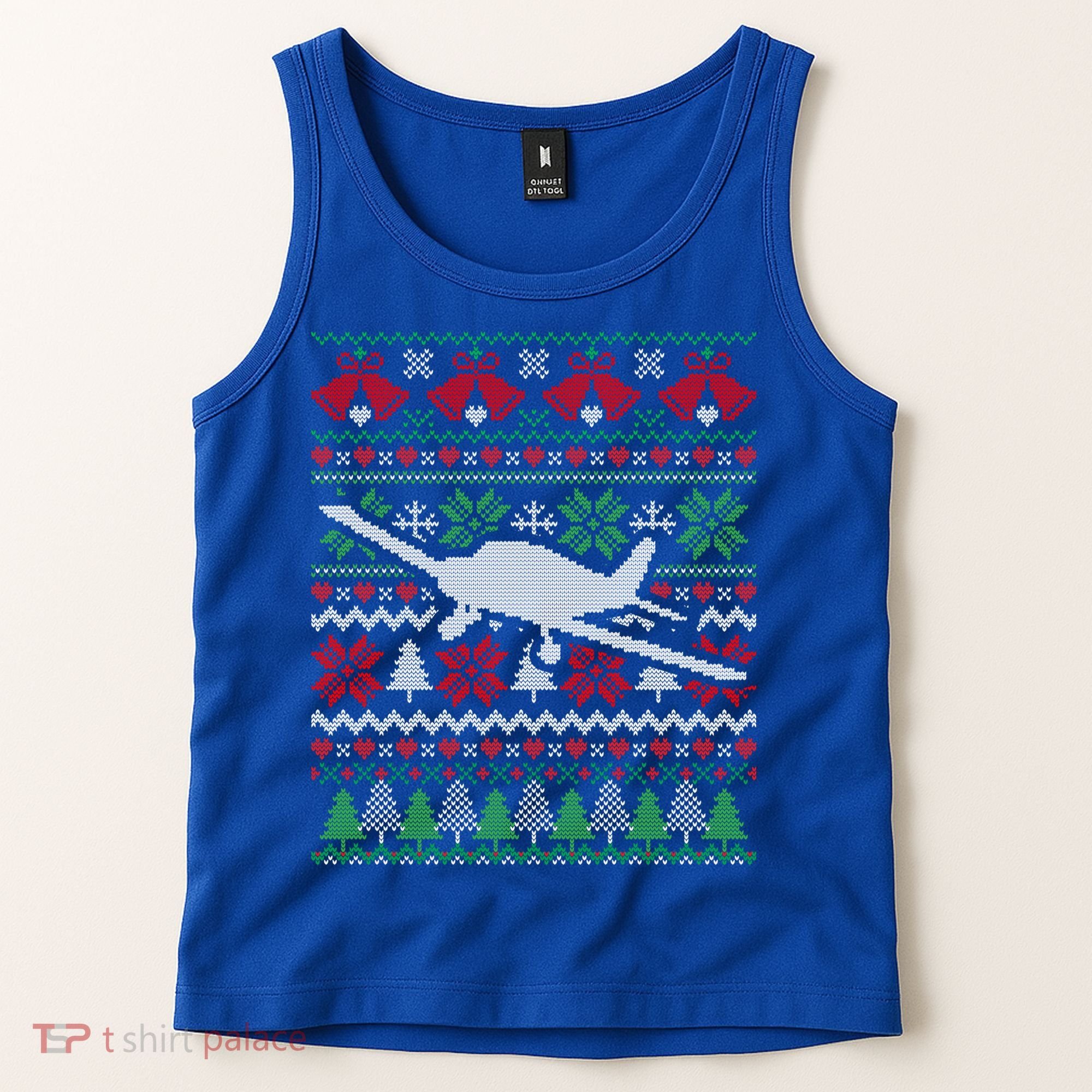 Christmas Airplane Aviation Gift Tank Top