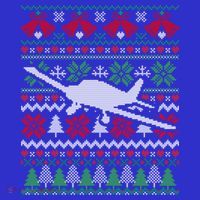 Christmas Airplane Aviation Gift Tank Top thumb 6