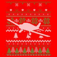 Christmas Airplane Aviation Gift Santa Hat thumb 1